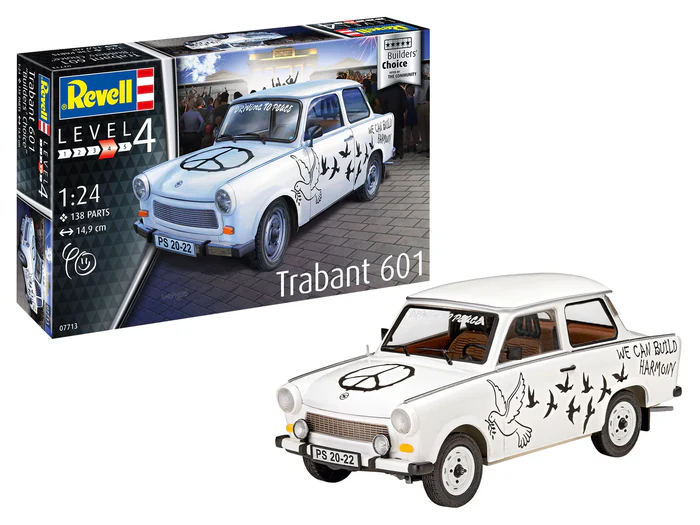 Kituri machete - Revell 07713 - 1:24 - Trabant 601S "Builder's Choice" 2022