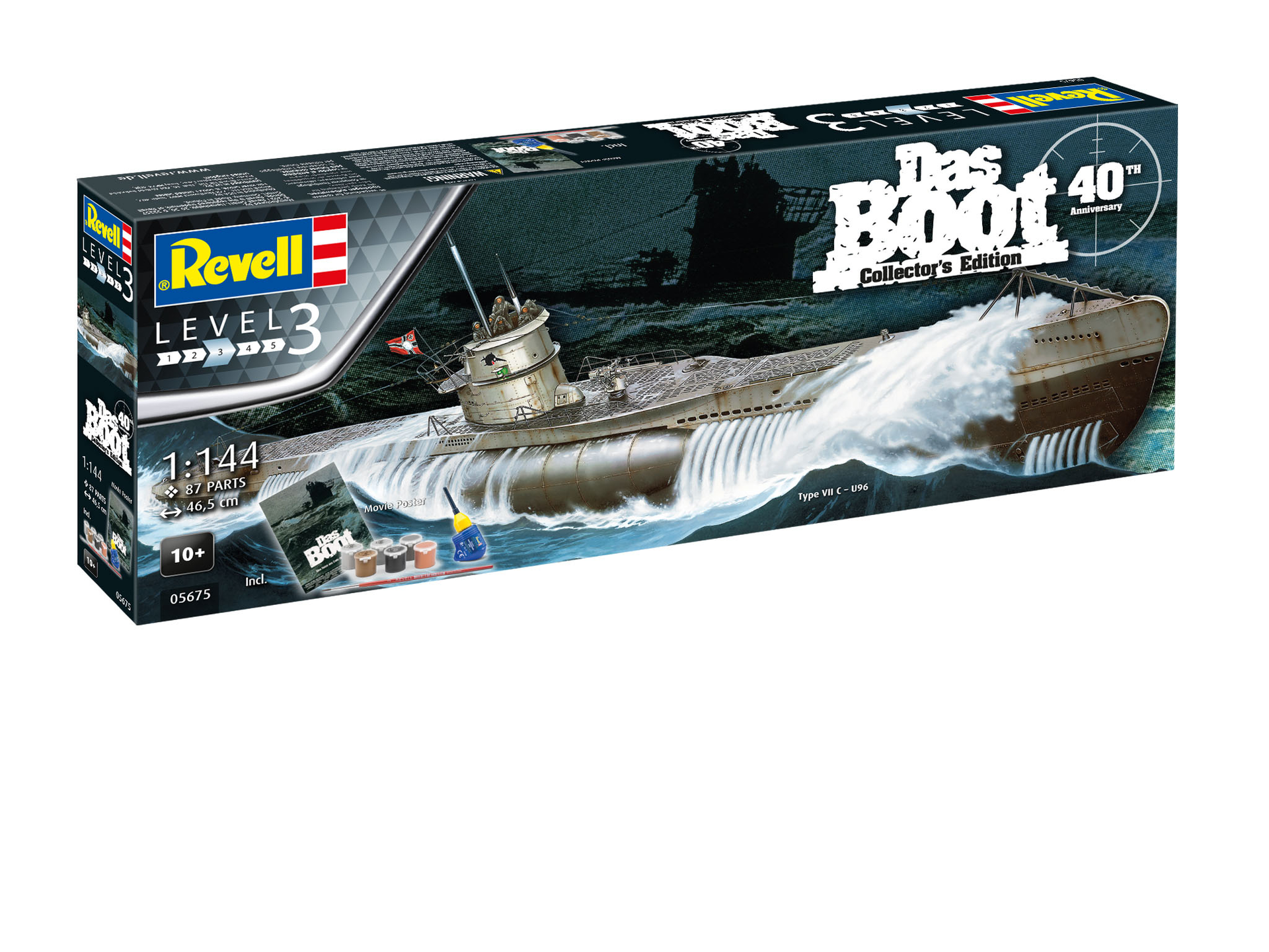 Navo - Revell  - 1:144 Das Boot Collector's Edition - 40th Anniversary