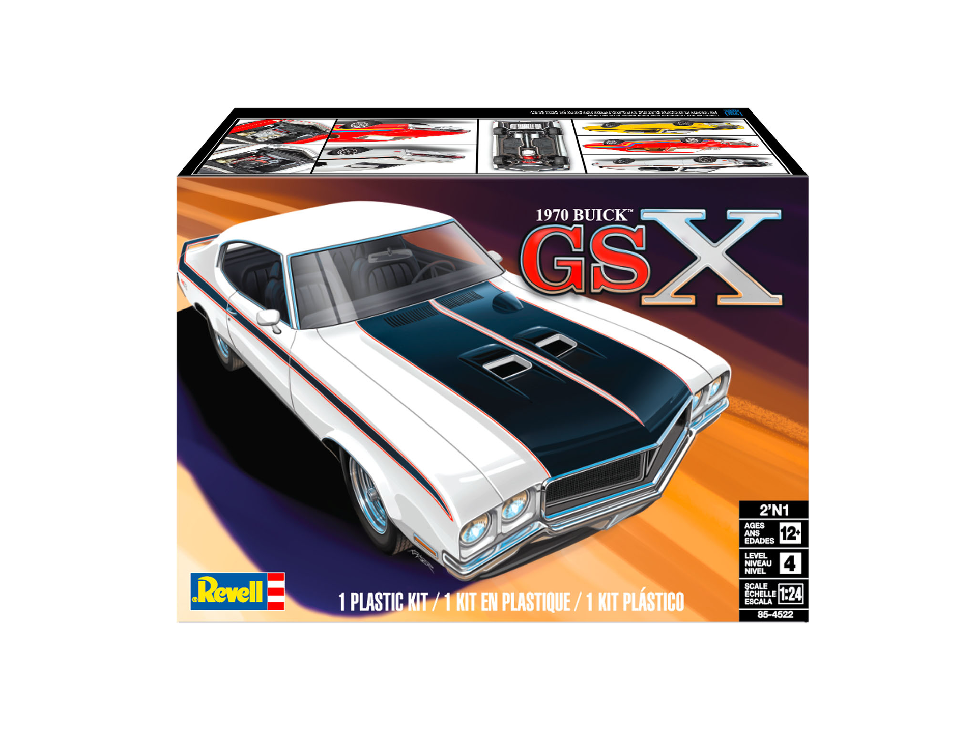 Auto - Revell  - 1:24 1970 Buick GSX 2N1