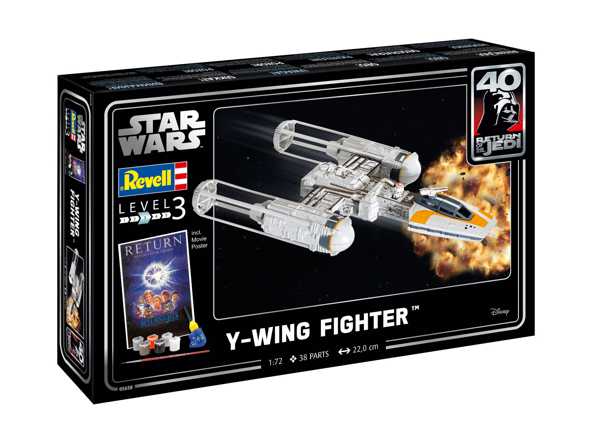 Space / Sci-Fi - Revell  - 1:72 Y-wing Fighter
