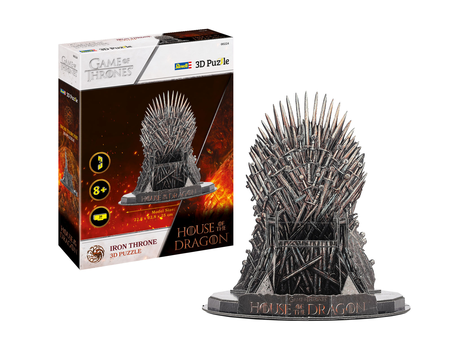 Puzzle 3D - Revell  -  3D Puzzle House of the Dragon Iron Throne