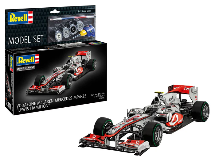 Kituri machete - Revell 67096 - 1:24 - Model Set McLaren Mercedes MP4-25 "Lewis Hamilton"
