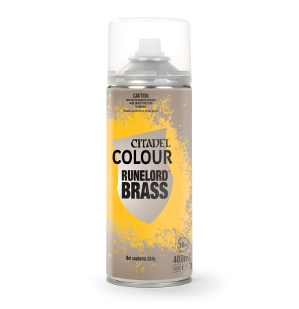 Vopsire, Weathering & Diorama - Runelord Brass Primer - 400 Ml Spray