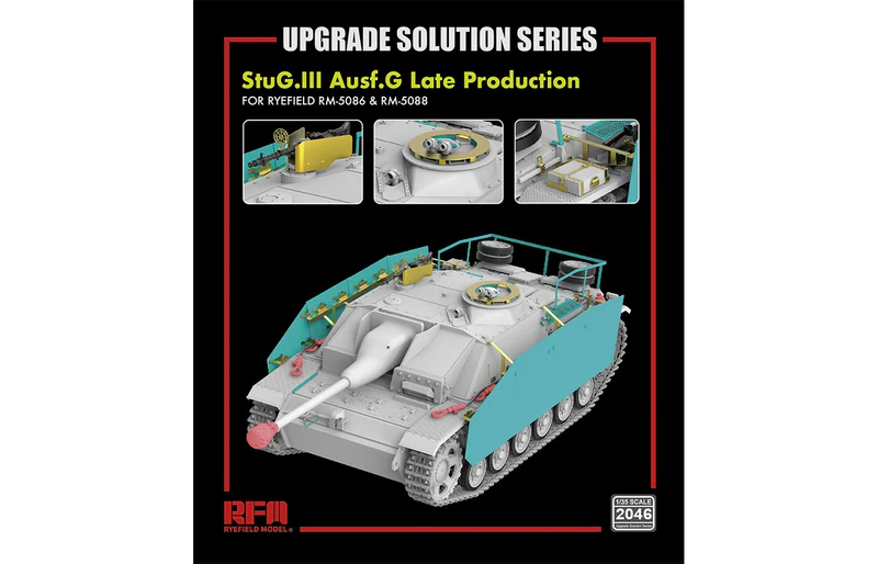 Noutati - Rye Field Model - 1:35 Upgrade set for 5086 5088 StuG.III Ausf. G Late
