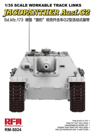 Noutati - Rye Field Model - 1:35 Workable Track Links for Jagdpanther Ausf.G2