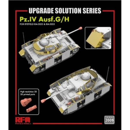 Seturi Photo Etch - Ryefield Model 2009 1:35 Upgrade set for 5053 & 5055 Pz.IV Ausf.G/H