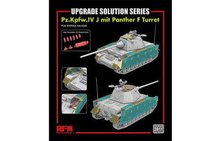 Accesorii machete - Rye Field Model 2011 - Upgrade set for Panzer IV Ausf. J with Panther F Turret