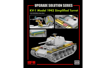 Seturi Photo Etch - Rye Field Model 2036 - Upgrade set for KV-1 Model 1942 Simplified Turret
