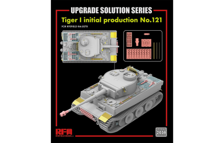 Seturi Photo Etch - Rye Field Model 2038 - Upgrade set for 5078 Tiger I initial production No.121