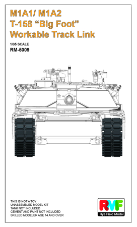 Accesorii machete - Rye Field Model - 1:35 M1A1/ M1A2 T-158 ”Big Foot” Workable Track Link
