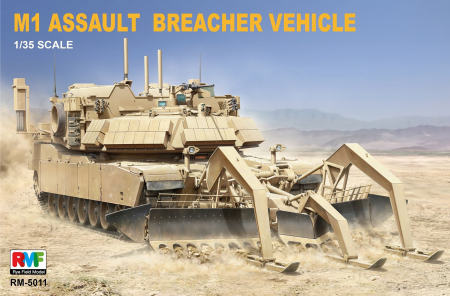 Vehicule militare terestre - Ryefield Model 5011 1:35 M1 Assault breacher vehicle