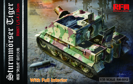 Vehicule militare terestre - Rye Field Model 5012 - 1:35 Sturmtiger with FULL INTERIOR