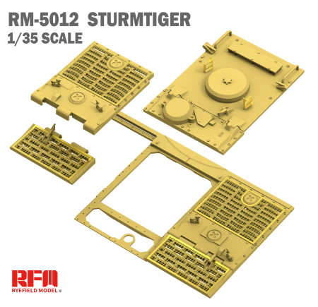 Rye Field Model 5012 - 1:35 Sturmtiger with FULL INTERIOR [1]