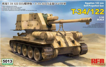 Kituri machete - Rye Field Model 5013 - 1:35 T-34/122 'Egyptian'