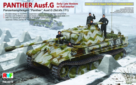 Kituri machete - Rye Field Model 5016 - 1:35 Panther Ausf. G - early or late, full interior