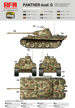 Rye Field Model 5018 - 1:35 Panther Ausf. G Early/Late Production [2]
