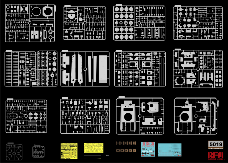 Rye Field Model 5019 - 1:35 Panther Ausf. G - cut away - full interior [2]