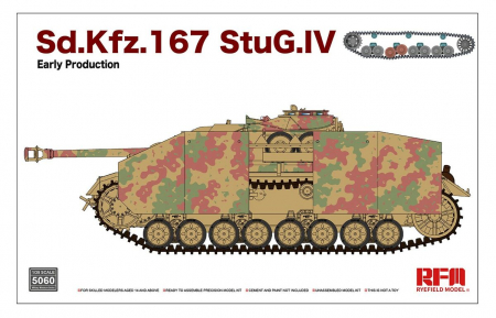 Vehicule militare terestre - Rye Field Model - 1:35 Sd.Kfz.167 StuG.IV Early Production w/workable track links, without interior