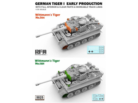 Rye Field Model 5025 - 1:35 Tiger I Witmann full interior - Clear Edition [3]
