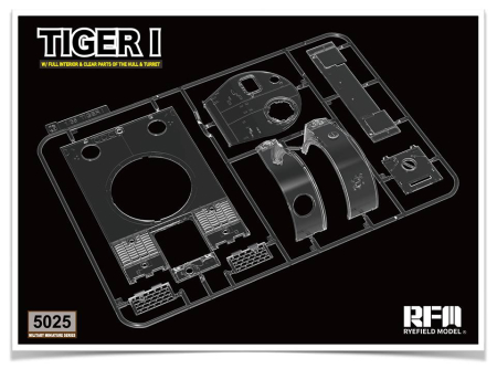 Rye Field Model 5025 - 1:35 Tiger I Witmann full interior - Clear Edition [2]