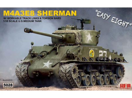 Kituri machete - Ryefield Model 5028 1:35 SHERMAN M4A3E8 with workable Track links