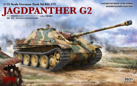 Kituri machete - Ryefield Model 5031 1:35 Jagdpanther G2 with workable track link