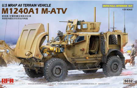 Vehicule militare terestre - Rye Field Model 5032 - 1:35 US MRAP M1240A1 M-ATV