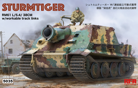 Kituri machete - Rye Field Model 5035 - 1:35 Sturmtiger w/workable track links