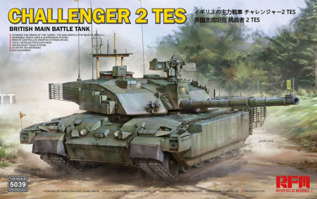 Vehicule militare terestre - Rye Field Model 5039 - 1:35 British Challenger 2 TES