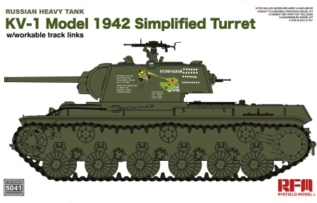 Kituri machete - Ryefield Model 5041 1:35 KV-1 Model 1942 Simplified Turret