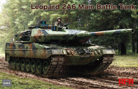 Vehicule militare terestre - Rye Field Model 5065 - 1:35 Leopard 2A6 Main Battle Tank