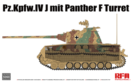 Kituri machete - Rye Field Model 5068 - 1:35 Panzer IV Ausf. J with Panther F Turret