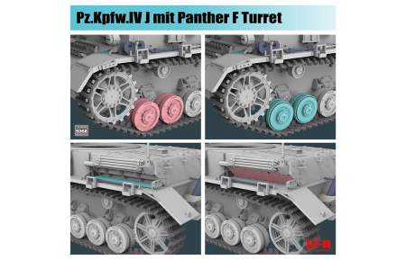 Rye Field Model 5068 - 1:35 Panzer IV Ausf. J with Panther F Turret [1]