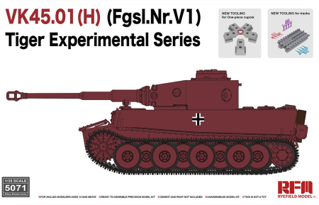 Kituri machete - Rye Field Model 5071 - 1:35 VK45.01(H) (Fgsl.Nr.V1) Tiger Experimental Series