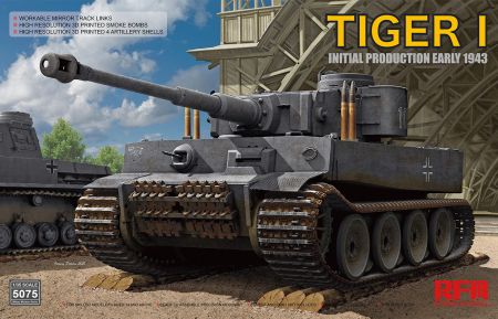 Kituri machete - Rye Field Model 5075 - 1:35 Tiger I Initial Production Early 1943
