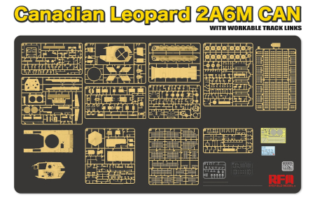 Rye Field Model 5076 - 1:35 Canadian Leopard 2A6M CAN with workable tracks [1]