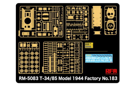 Rye Field Model 5083 - 1:35 T-34/85 Model 1944 Factory No.183 [1]