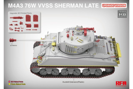 Rye Field Model - 5133 1:35 M4A3 76W VVSS Sherman late UPGRADE VERSION [3]