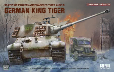 Noutati - Rye Field Model - 5138 1:35 Sd. Kfz.182 King Tiger ARDENNES 1944 UPDATED VERSION