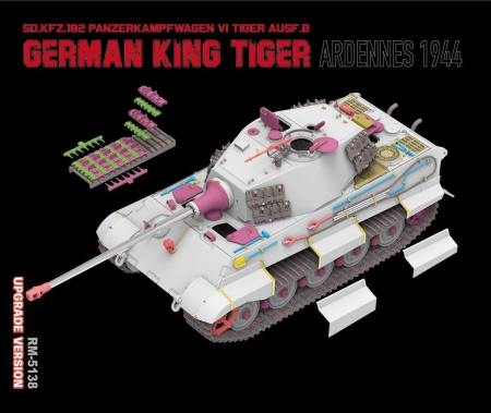 Rye Field Model - 5138 1:35 Sd. Kfz.182 King Tiger ARDENNES 1944 UPDATED VERSION [2]