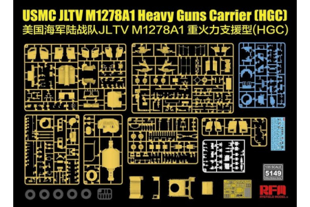 Rye Field Model RFM5149 - 1:35 USMC JLTV M1278A1 Heavy Guns Carrier (HGC) [2]