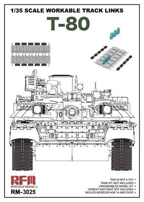 Noutati - Rye Field Model - RM3025 1:35 Workable Tracks for T-80 Series