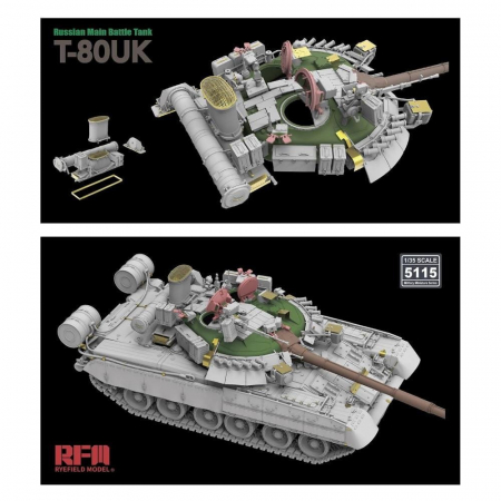 Ryefield Model 5115 1:35 T-80UK Russian Main Battle Tank [4]