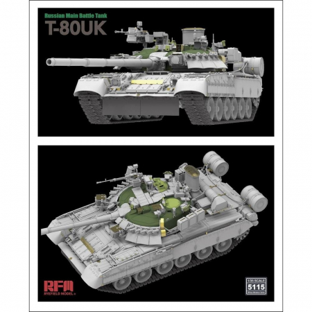 Ryefield Model 5115 1:35 T-80UK Russian Main Battle Tank [2]