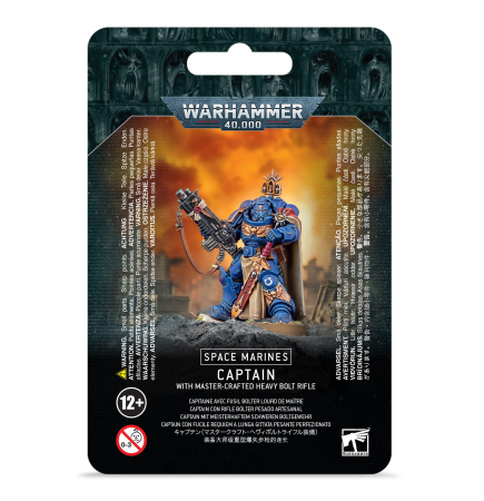 Wargames & Boardgames - Space Marines Captain W/ Master-Crafted Bolt Rifle