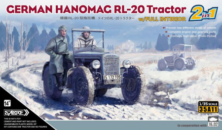 Kituri machete - Sabre 35A11 - 1:35 Hanomag RL20 Tractor