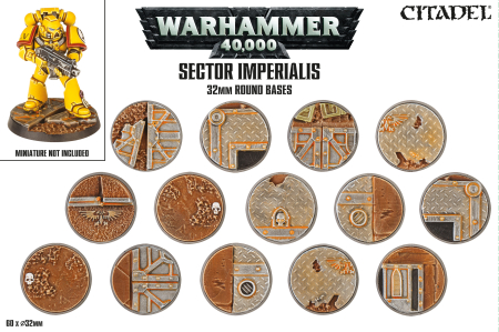 Wargames & Boardgames - Sector Imperialis: 32Mm Round Bases