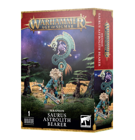 Wargames & Boardgames - Seraphon Saurus Astrolith Bearer