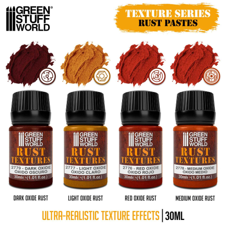 GSW - Rust Textures Set 30ml (Pack x4) [1]
