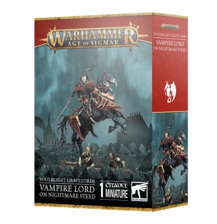 Wargames & Boardgames - Soulblight Gravelords: Vampire Lord On Nightmare Steed